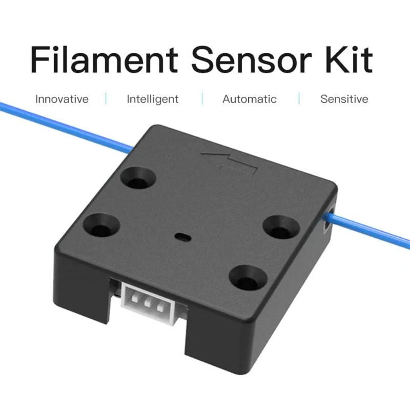 Filament Runout Sensor - 公式Creality製フィラメント検出モジュール、センサースイッチ、Ender 3 V2/CR-10 V2/V3/Ender 3用フィラメント切れ時一時停止機能付き