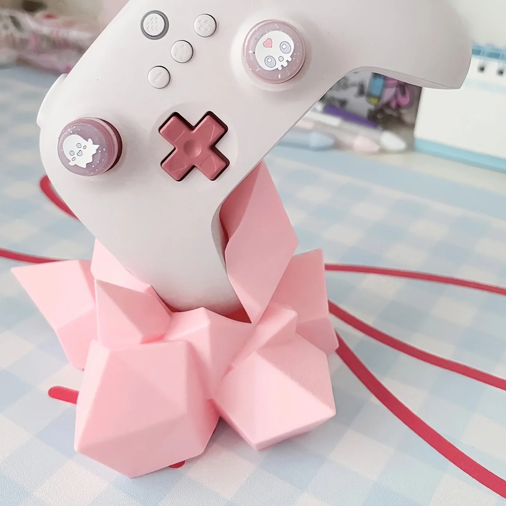 3D Printing Xbox Controller Holder - 3Dプリントクリスタル製ゲームコントローラースタンドホルダー Xbox PS4 PS5 Switch対応 ゲーミングデスクデコレーションオーナメントギフト