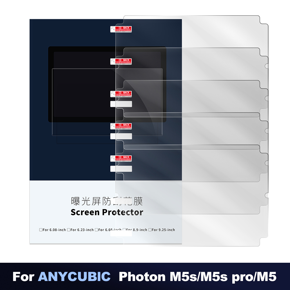 3D Printing Xyz - 5 個のスクリーンプロテクター、3D プリンタースクリーンプロテクターフィルム Anycubic Photon M5s