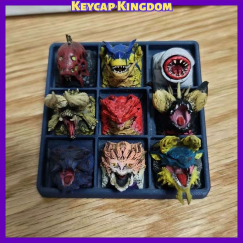 3D Printing Keycaps - モンスターハンタードラゴン樹脂カスタムキーキャップメカニカルキーボードパーソナライズされた DIY 3D 印刷ゲームキーキャップホリデーギフトコレクション
