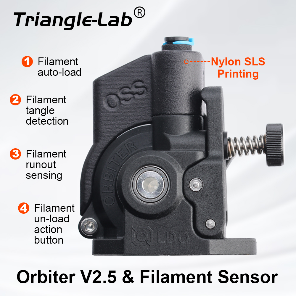 3D Printing Xyz - Trianglelab LDO Orbiter V2 エクストルーダー スマートフィラメントセンサー
