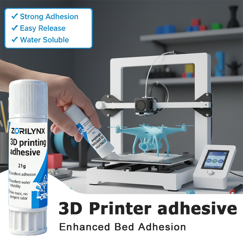 3D Printing Glue Stick - 反り防止 3D プリンターソリッドグルースティック 21 グラム強力な粘着性洗える非毒性プリントベッド接着剤 PLA