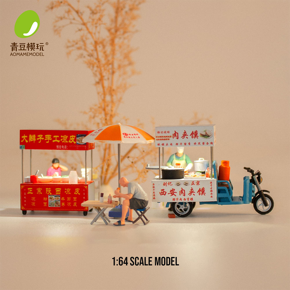 Kicarmod 1:64 ナイトマーケット冷麺屋と肉サンド - 3D Printing Diecast Cars のレビューと価格