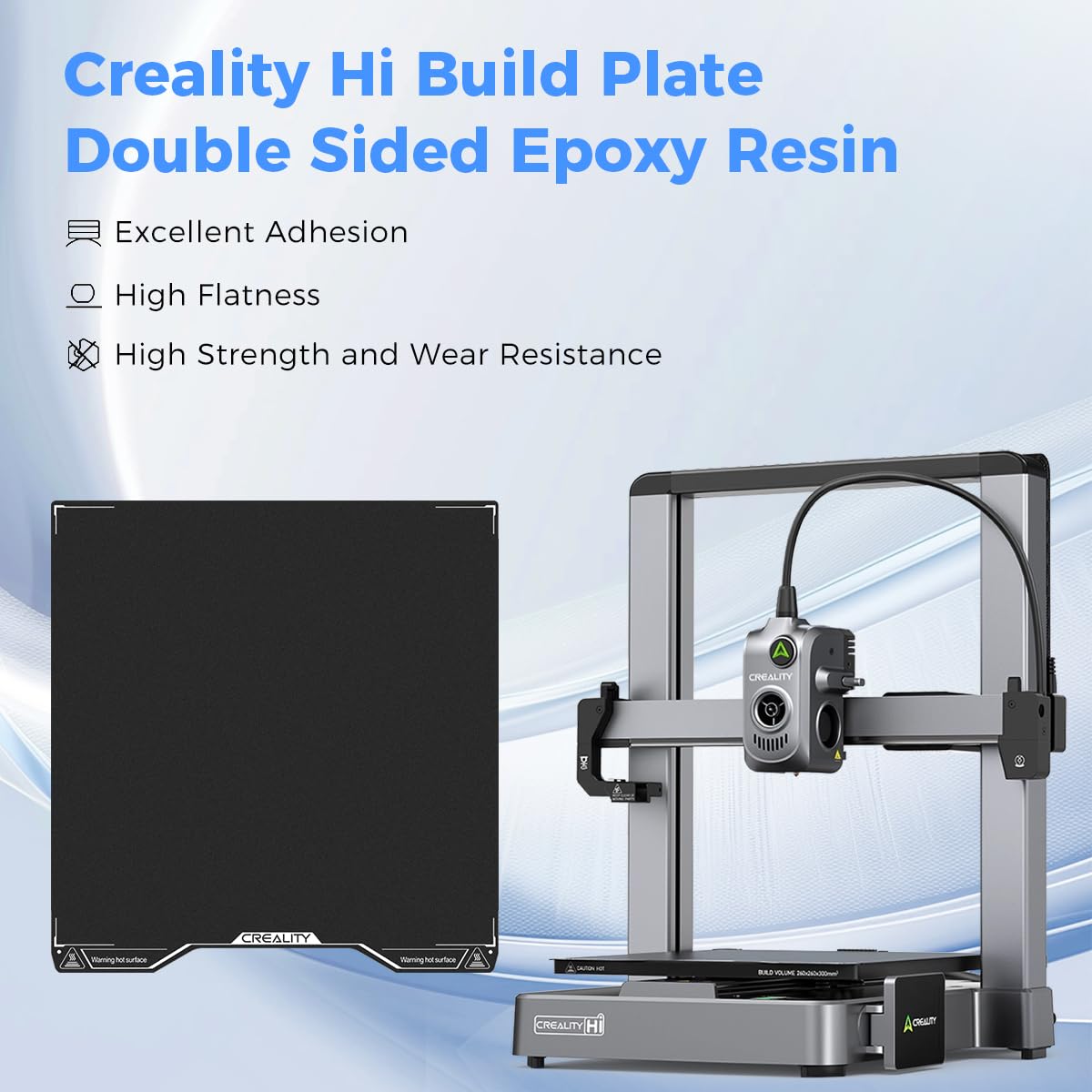 Creality Hi エポキシ樹脂ビルドプレート、280× - 3D Printing Xyz のレビューと価格
