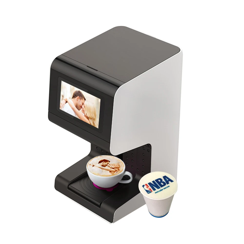 高級業務用食用インク3D自動印刷＆ラテマシンカフェセルフィー - 3D Printing Cafe のレビューと価格