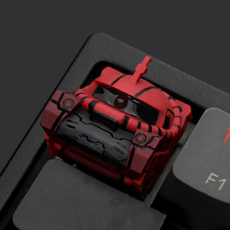 3D メカニカルアーマーヘルメット職人キーキャップレッドグリ - 3D Printing Keycaps のレビューと価格
