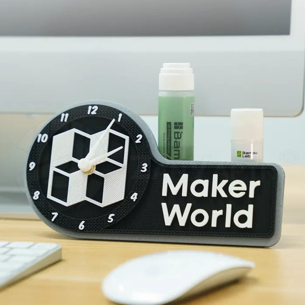 Bambu Lab Clock MH011 メーカーズサプラ - 3D Printing Bambu のレビューと価格
