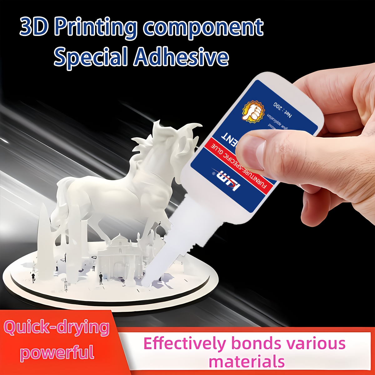 速乾性透明特殊接着剤 20 グラム 3D 印刷モデルミニフィ - 3D Printing Glue Stick のレビューと価格