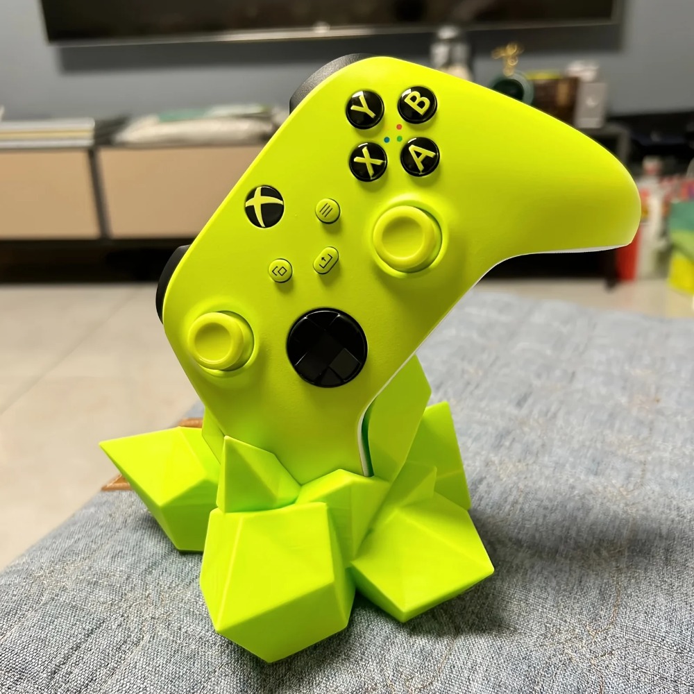 3Dプリントクリスタル製ゲームコントローラースタンドホルダー - 3D Printing Xbox Controller Holder のレビューと価格
