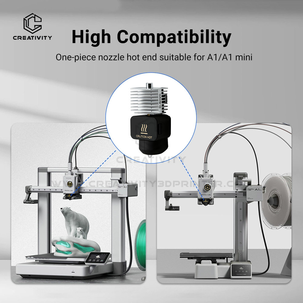 ホットエンドキット竹 A1/A1 ミニ/A2L ワンピースス - 3D Printing Bambu のレビューと価格