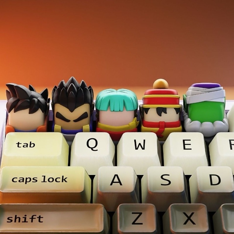 新作アニメキーキャップ、高級感のあるメカニカルキーボードキャ - 3D Printing Keycaps のレビューと価格