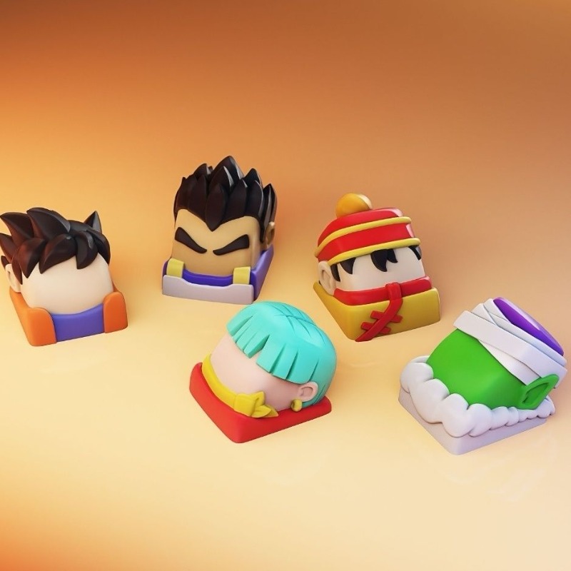 新作アニメキーキャップ、高級感のあるメカニカルキーボードキャ - 3D Printing Keycaps のレビューと価格