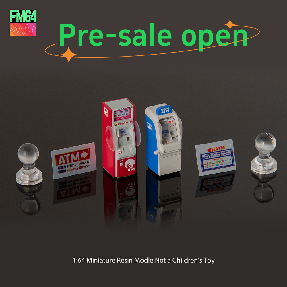 Kicarmod 1:64 コンビニATMマシン 3Dプリン - 3D Printing Diecast Cars のレビューと価格