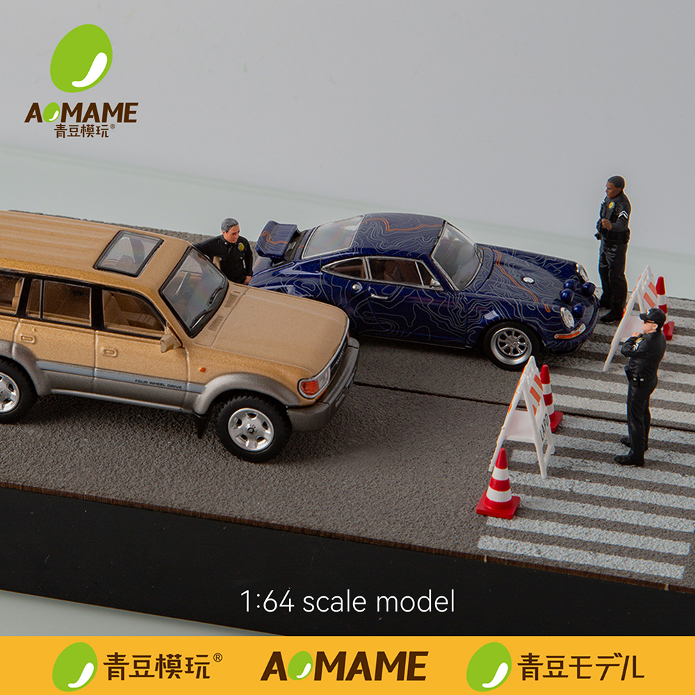 1/64スケール LAPD警察セット レジンフィギュア、3D - 3D Printing Diecast Cars のレビューと価格