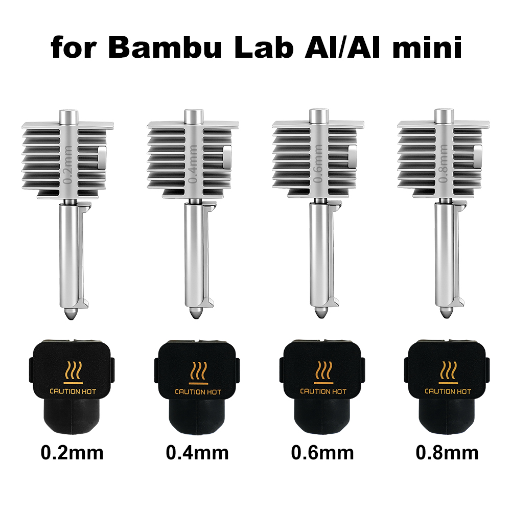3D プリントアクセサリー A1/A1 ミニ統合ノズルホット - 3D Printing Bambu のレビューと価格