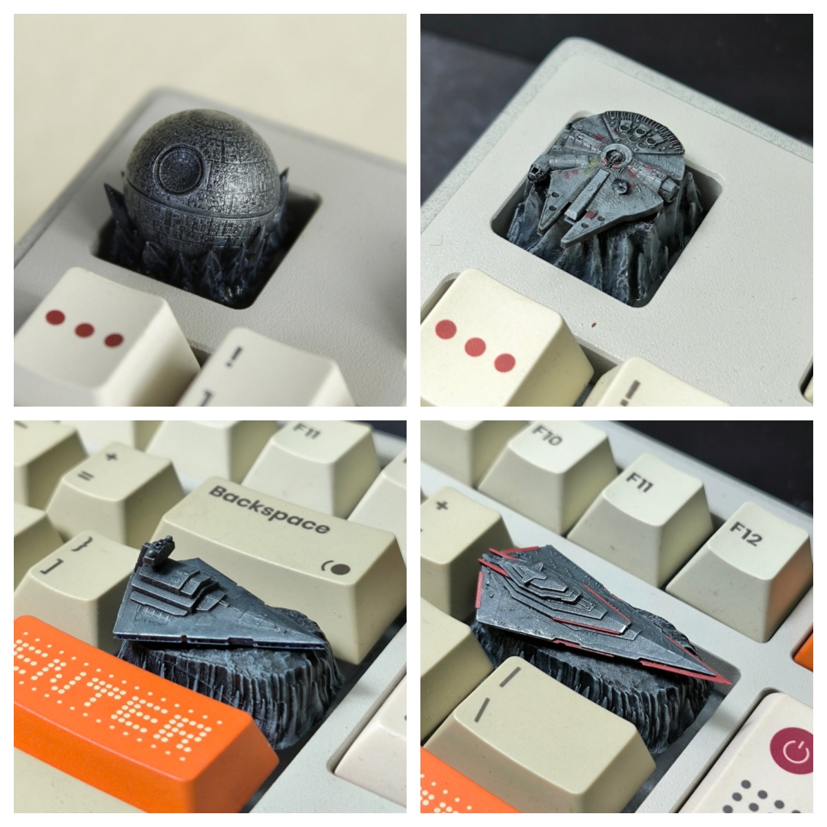 HCY デススター職人キーキャップ樹脂手作り 3D プリント - 3D Printing Keycaps のレビューと価格