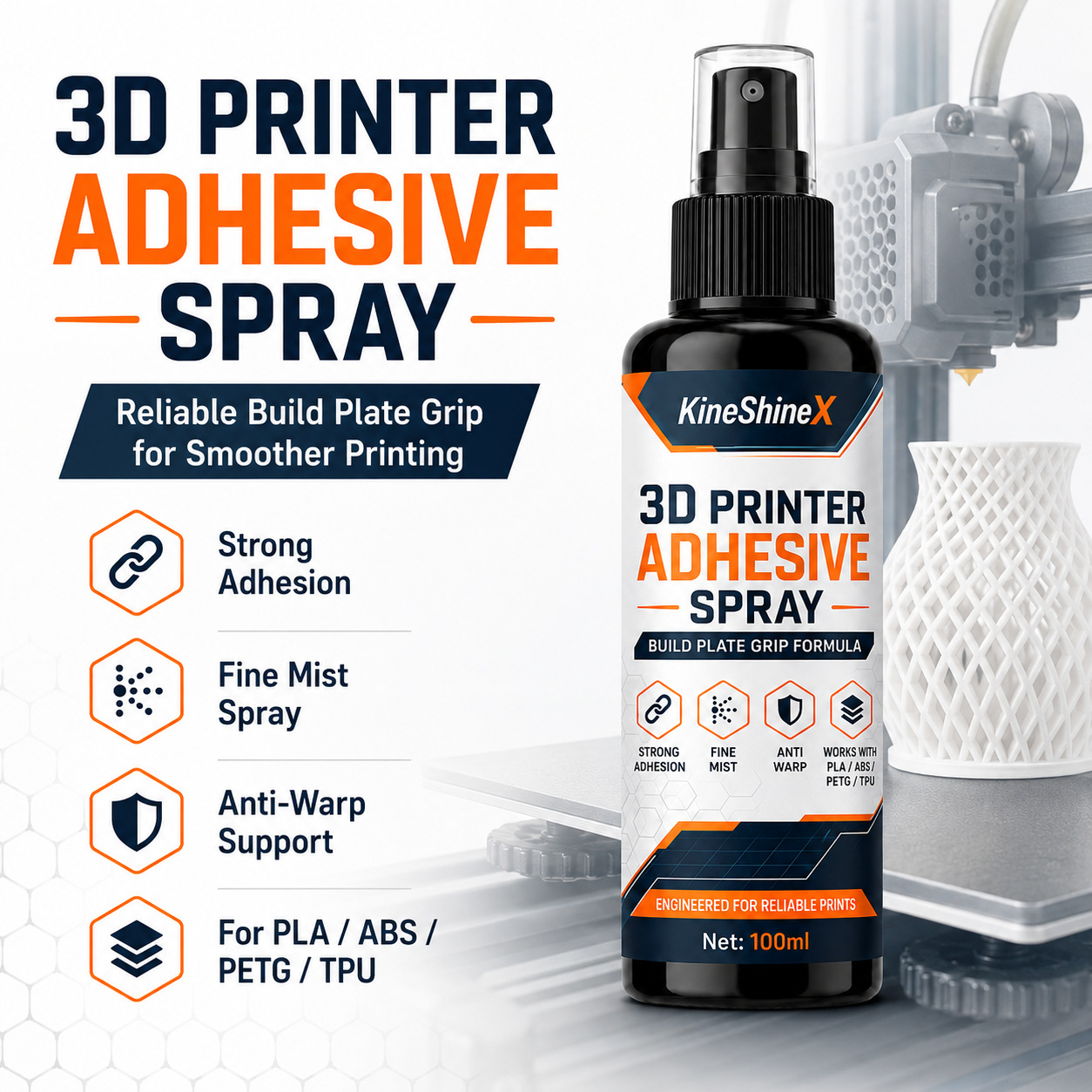3Dプリンター用接着スプレー 100/200ML ビルドプレ - 3D Printing Glue Stick のレビューと価格