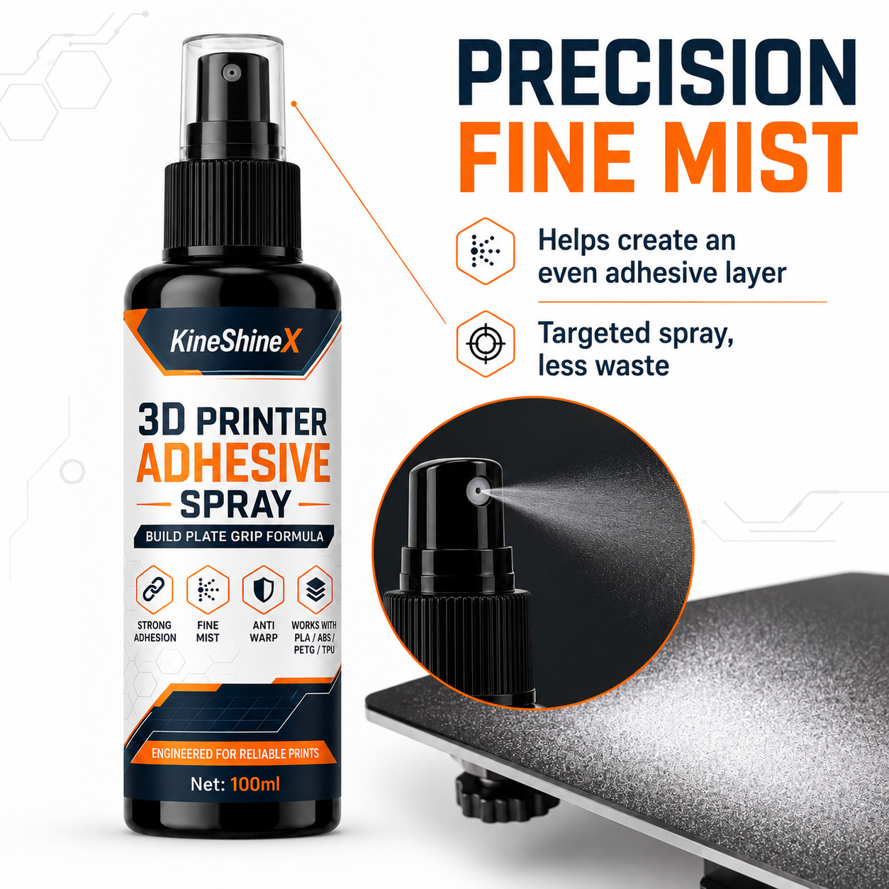 3Dプリンター用接着スプレー 100/200ML ビルドプレ - 3D Printing Glue Stick のレビューと価格