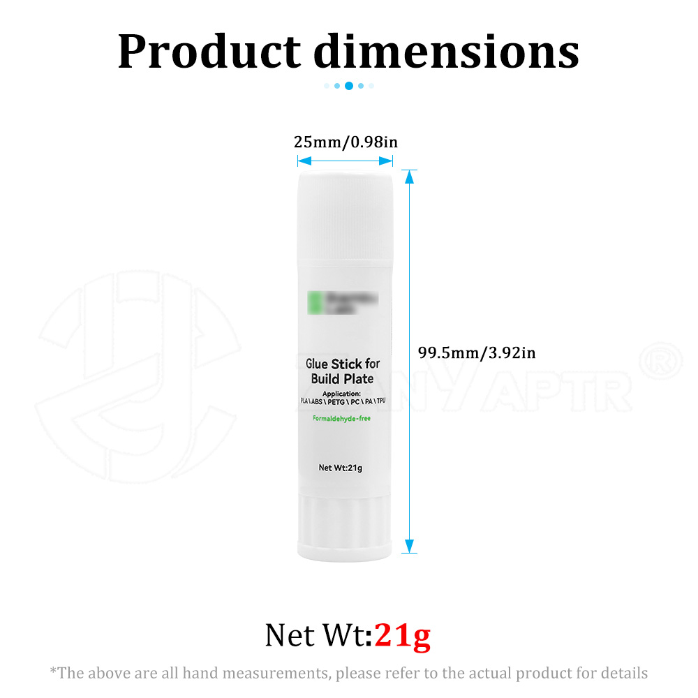 ユニバーサル3Dプリンター用固形接着剤スティック PLA A - 3D Printing Glue Stick のレビューと価格